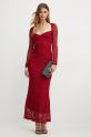 Bardot rochie AVAH 59600DB burgundia