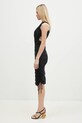 Сукня Marine Serre Draped Jersey Draped Dress WDR303A.RJER0018 чорний AW24