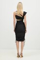 Oblečenie Šaty Marine Serre Draped Jersey Draped Dress WDR303A.RJER0018 čierna