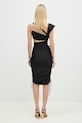 Одяг Сукня Marine Serre Draped Jersey Draped Dress WDR303A.RJER0018 чорний