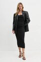 Nanushka rochie ALEXA NW24CRDR00299 negru AW24