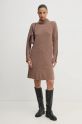 Sisley rochie din amestec de lana 1076LV00Y maro AW24