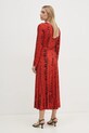 Odzież DIANE VON FURSTENBERG sukienka DVFDW3S019 czerwony