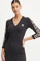 Šaty adidas Originals Leopard černá IW8479