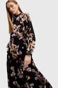 AllSaints sukienka JESSICA DRESS W033DB czarny AW24