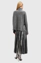 AllSaints sukienka i sweter SPARK DRESS W082DB szary