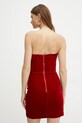 Îmbrăcăminte Bardot rochie de catifea CLAUDETTE 58349DB1 burgundia