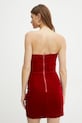 Ρούχα Βελούδινο φόρεμα Bardot CLAUDETTE 58349DB1 μπορντό