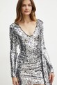 Bardot rochie AYANNA 59598DB argintiu
