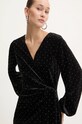 Велюрова сукня Never Fully Dressed Mini Vienna Dress чорний NFDDR1211