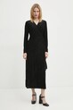 Never Fully Dressed rochie Willow Wrap Dress NFDDR1685 negru AW24