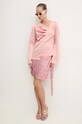 Sukně Never Fully Dressed Jaspre Mini NFDSK548 růžová AW24