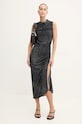 Šaty Rick Owens Lilies LI02D5524RVP7 čierna AW24