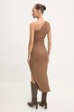 Ρούχα Φόρεμα Rick Owens Lilies LI02D5534CVI καφέ