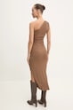 Odzież Rick Owens Lilies sukienka LI02D5534CVI brązowy