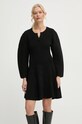 Odzież By Malene Birger sukienka FRANCESA Q72575004 czarny