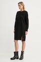 G-Star rochie din bumbac D25038.D589 negru AW24