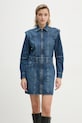 G-Star rochie din denim cu guler albastru D25362.D301