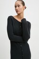 Abercrombie & Fitch sukienka wełniana KI159.5063.900 czarny