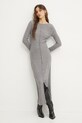 Abercrombie & Fitch rochie din lana maxi gri KI159.5053.178