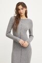 Abercrombie & Fitch rochie din lana KI159.5053.178 gri AW24