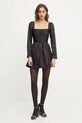 Šaty Abercrombie & Fitch KI159.5085.900 čierna AW24