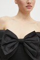 Bardot rochie MINI BOW DRESS 54327DB2 negru