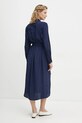 Платье с примесью шелка PS Paul Smith W2R.606D.P31186 тёмно-синий SS25