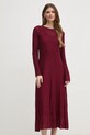 Haljina Pedro del Hierro bez uzorka bordo 6198628