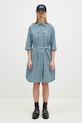 Хлопковое платье Maison Kitsuné Double Pocket NW01620WC5015