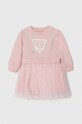 Guess sukienka niemowlęca różowy A4YK03.KB8R0.9BYH