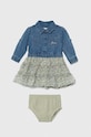 Φόρεμα μωρού Guess εμπριμέ μπλε A4YK07.D4EU0.9BYH
