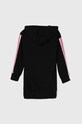 Guess sukienka bawełniana dziecięca J4YK03.KA6R4.9BYH czarny AW24