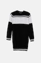 Guess sukienka dziecięca aplikacja czarny J4YK04.Z3GW0.9BYH