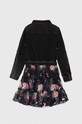 Παιδικό φόρεμα Guess J4YK14.D4IC0.9BYH γκρί AW24