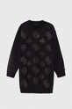 Παιδικό φόρεμα Guess J4YK19.KA6V4.9BYH μαύρο AW24