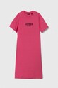 Guess sukienka dziecięca krótki różowy J4YK31.KBZP4.9BYH