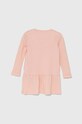 Guess sukienka bawełniana dziecięca K3YK13.KA6W4.9BYH pomarańczowy AW24