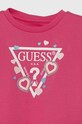 Dziewczynka Guess sukienka bawełniana dziecięca K3YK13.KA6W4.9BYH różowy