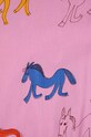 Dětské bavlněné šaty Bobo Choses Wonder Horse růžová 224AC110