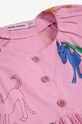 Dětské bavlněné šaty Bobo Choses Wonder Horse 224AC110 růžová