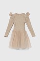 Jamiks gyerek ruha LIZ LIZ.Sukienka.JZH297 bézs AW24