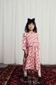 Mini Rodini sukienka dziecięca Fuchsia midi różowy 2475010242