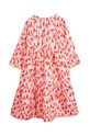 Dziewczynka Mini Rodini sukienka dziecięca Fuchsia 2475010242 różowy