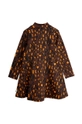 Dievčenské šaty Mini Rodini Leopard 2475010516 hnedá AW24