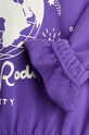 Хлопковое детское платье Mini Rodini 2475010645 фиолетовой