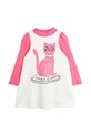 Dětské bavlněné šaty Mini Rodini Cat 2475010710 růžová AW24