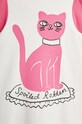 Дитяча бавовняна сукня Mini Rodini Cat 2475010710 рожевий