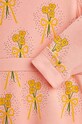 Дитяча бавовняна сукня Mini Rodini Winter flowers рожевий 2475012028