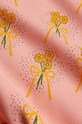 Дитяча бавовняна сукня Mini Rodini Winter flowers 2475012028 рожевий